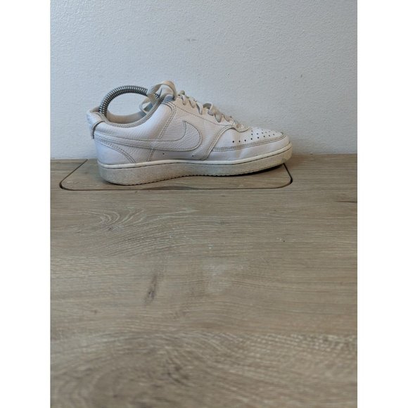 Nike Court Vision Low Triple White CD5434-100 Women Shoes Size 7.5 - Picture 6 of 9